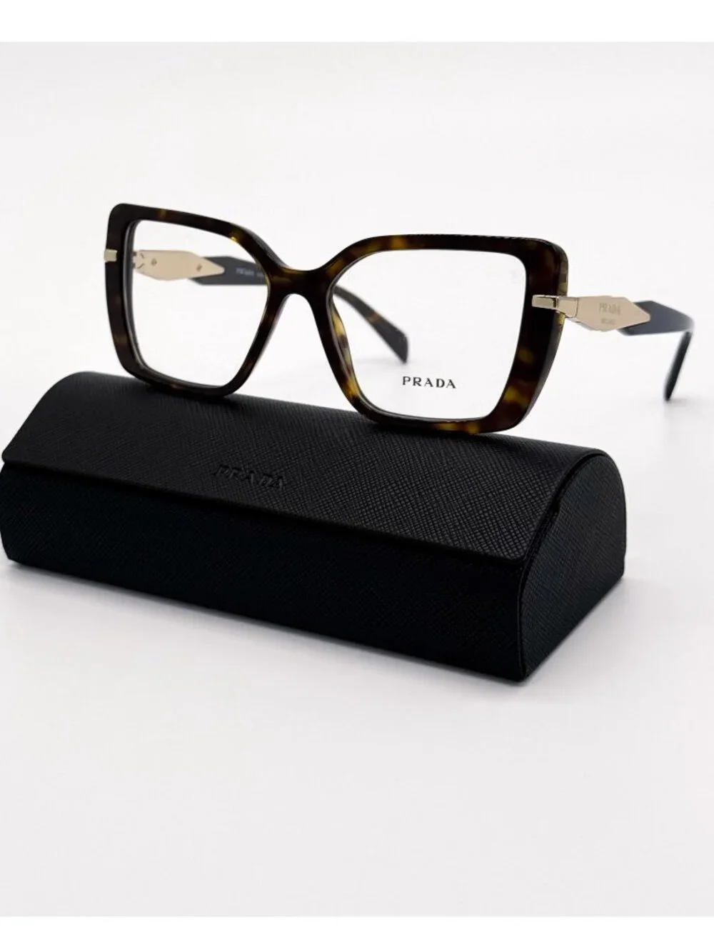 New Prada PR 03ZV Butterfly Frame Women Eyeglasses PR03ZV 2AU1O1